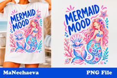 Summer Coastal Sublimation | Mermaid Mood PNG Product Image 1