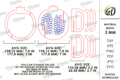 Summer Serving Tray Laser Cut.Cocktail Tray. Treat Board SVG Product Image 2