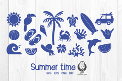 Summer time svg, eps, png, dxf Product Image 1