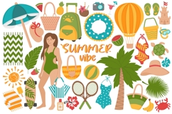 Summer Vibe Clipart Set Product Image 2