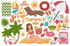 Summer Vibe Clipart Set Product Image 2