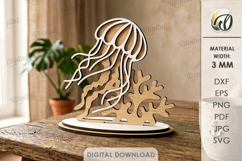 3D Summer Stands Bundle Laser Cut. Summer Standing Decor SVG Product Image 4