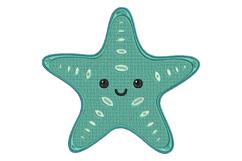Summer Starfish Embroidery Designs Product Image 1
