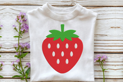 Summer strawberry embroidery design Product Image 2