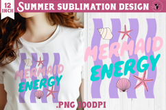 Summer Sublimation | Retro beach quote on stripes png Product Image 1