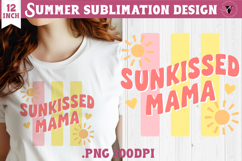 Summer Sublimation | Retro beach quote on stripes png Product Image 1