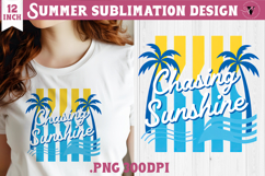 Summer Sublimation | Retro beach quote on stripes png Product Image 1