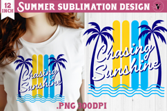 Summer Sublimation | Retro beach quote on stripes png Product Image 1