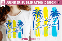 Summer Sublimation | Retro beach quote on stripes png Product Image 1