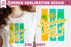 Summer Sublimation | Retro beach quote on stripes png Product Image 1