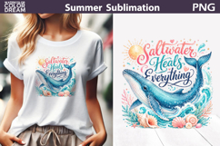 Summer Animal Clipart | Beach Sublimation Product Image 2