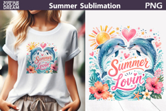 Summer Animal Clipart | Beach Sublimation Product Image 12
