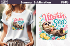 Summer Animal Clipart | Beach Sublimation Product Image 3