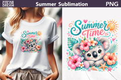 Summer Animal Clipart | Beach Sublimation Product Image 4