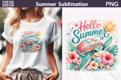 Summer Animal Clipart | Beach Sublimation Product Image 7