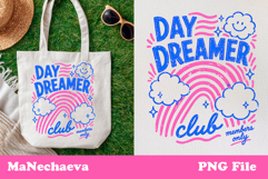 Cute Summer Funny Sublimation | Day Dreamer Club PNG Product Image 1