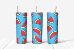 Summer sublimation design Skinny tumbler wrap design 