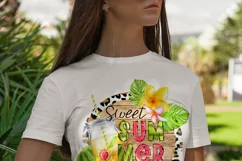 Sweet Summer time png, summer leopard print sublimation png Product Image 4