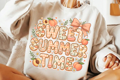 peach floral png, peach bow design, sweet summer time, summer sublimation, floral fruit png, peach shirt design, summer bow png, peach lover gift, cute summer design, fruit sublimation png