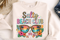 salty beach club, sunglasses beach png, summer coastal png, beach club design, coastal sublimation, summer sunglasses png, vacation shirt design, beach lover gift, salty summer png, coastal t shirt png