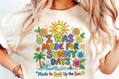 sunny days png, summer quote design, sunshine shirt, summer sublimation, vacation shirt png, summer apparel, sunny vibes png, beach lover design, warm weather png, summer t shirt