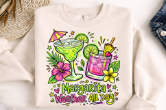 margarita weather, tropical summer png, beach vacation design, tropical drink png, summer shirt design, beach party png, vacation sublimation, tropical vibes, summer cocktail design, sunny beach png