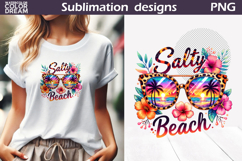 Beach Sunglasses Clipart | Salty Summer Sublimation Product Image 1
