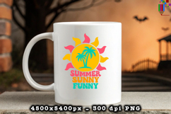 Summer Sunny Funny Retro Sunshine Design PNG File
