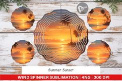 Wind Spinner Summer Sunset Product Image 1