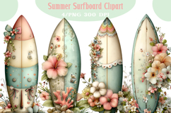 Summer Surfboard Clipart Product Image 1