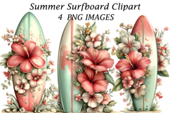 Summer Surfboard Clipart Product Image 1