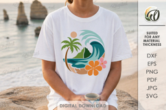 Summer SVG. Tropical Landscape Product Image 1