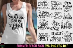 Beach SVG Bundle I Summer SVG Bundle I Summer Signs SVG Product Image 1