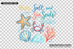 sun salt sea png, coastal summer png, ocean soul design, beach sublimation, sea lover shirt png, coastal t shirt png, summer beach design, seaside quote png, vacation shirt design, ocean inspired png