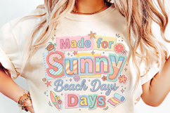 sunny beach days, summer tshirt png, beach vacation png, coastal sublimation, beach lover design, summer vibes png, ocean life png, beach shirt design, tropical summer png, coastal png
