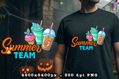 Summer Team Drinks Summer Design PNG File