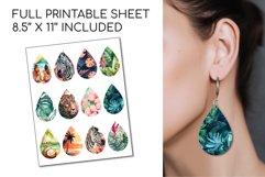 Summer Teardrop Earrings Bundle Sublimation Designs