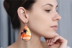 Summer Teardrop Earrings Bundle Sublimation Designs