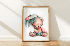 Summer Teddy Bear Clipart Product Image 3