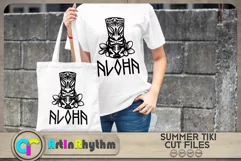 Aloha Summer tiki SVG / Hawaii SVG Product Image 3