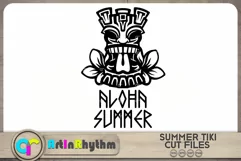 Aloha Summer Tiki SVG / Hawaii SVG Product Image 1
