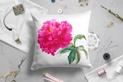 Peony watercolor - sublimation design Product Image 3