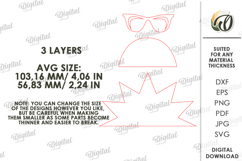 Summer Tiered Tray Decor Laser Cut. Summer quotes SVG Product Image 3