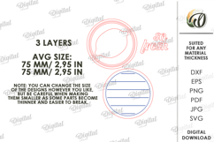 Summer Tiered Tray Decor Laser Cut. Summer design SVG Product Image 3