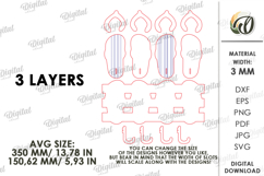 Summer Towel Rack Laser Cut. Flip flops SVG Product Image 2