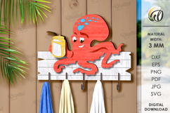 Summer Towel Racks Bundle Laser Cut. Summer Wall Hanging SVG Product Image 9