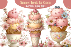 Summer Treats Ice Cream Clipart Product Image 1