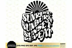 Download this Sunrise Sunburn Sunset Repeat today for a good price. These compatible with Cricut, Silhouette, and Glowforge Cutting Machines.
