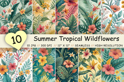 summer wildflowers pattern, tropical wildflowers pattern, summer floral pattern, tropical floral pattern, bright wildflower pattern, tropical flower background, summer botanical pattern, tropical floral background, wildflower summer design, tropical digit