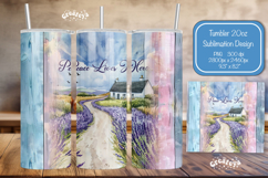 Summer Tumbler Wrap PNG Skinny 20oz Seamless flower wrap Product Image 1